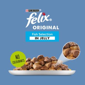 Felix Mixed Selection In Jelly Cat Food, 100 g (Pack of 40)