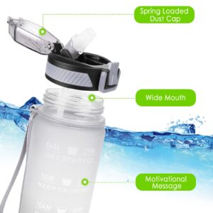 CodiCile Sports Water Bottle 1L, Leak Proof