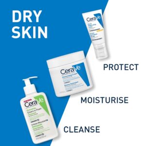 CeraVe Hydrating Cream - to - Foam Cleanser for Normal to Dry Skin with Amino Acids, Hyaluronic Acid and 3 Essential Ceramides, 236 ml