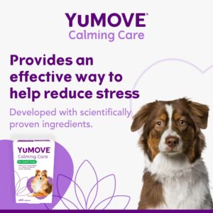 YuMOVE Calming Care for Adult Dogs | Previously YuCALM Dog | Calming Supplement for Dogs who are Stressed or Nervous |60 tablets | Packaging may vary