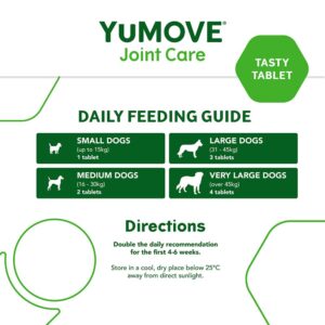 YuMOVE Senior Dog | High Strength Joint Supplement for Older, Stiff Dogs with Glucosamine, Chondroitin, Green Lipped Mussel | Aged 9+ | 120 Tablets,Package may vary